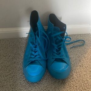 All blue CONVERSE X OPI